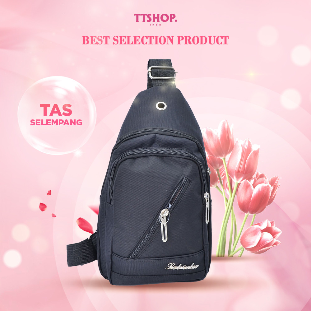 𝙏𝙏𝙎𝙃𝙊𝙋 Tas Selempang Pria Kain Lebailu  3925