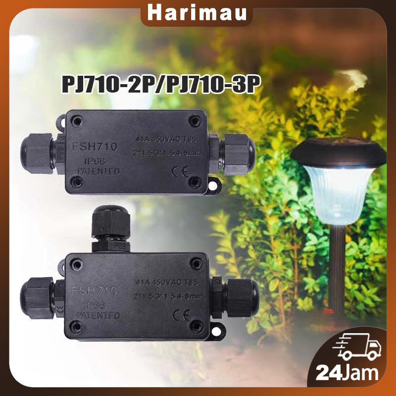Konektor kabel kotak tahan air/junction box connector sambungan /ip66 anti air waterproof