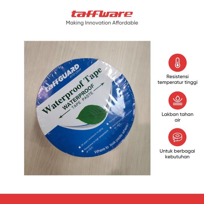 

TaffGUARD Lakban Aluminium Foil Butyl Super Adhesive Duct Tape 10cmx10