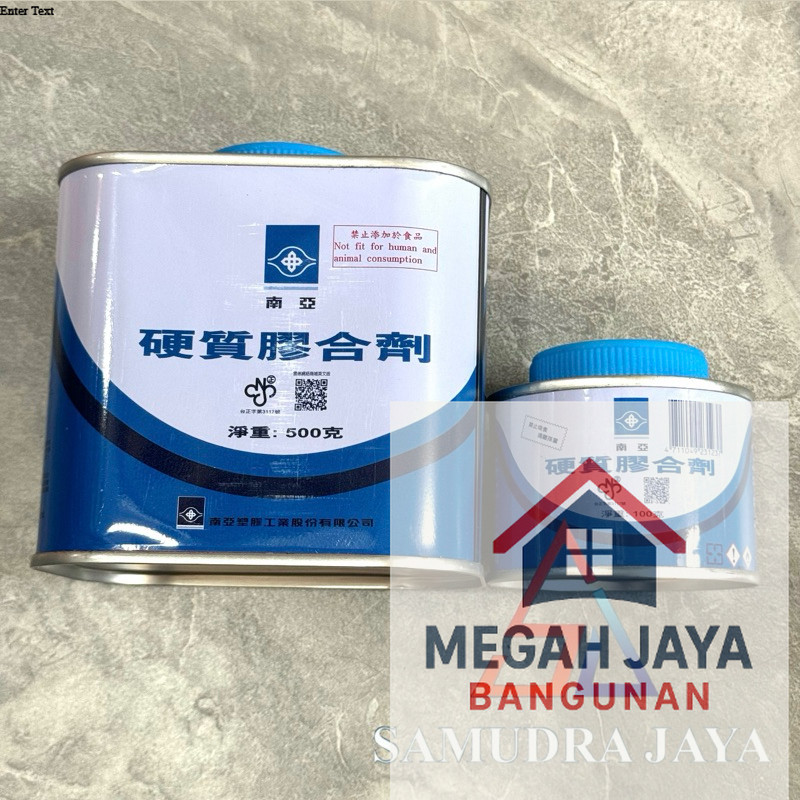 Lem Pipa Pvc VINYL ADHESIVE 500G DAN 100GRAM / Lem Pipa PVC Taiwan / NAN YA NANYA