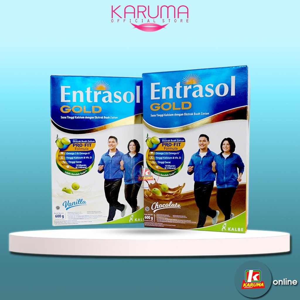 

ENTRASOL GOLD VANILA & COKLAT 560GR PACKING AMAN