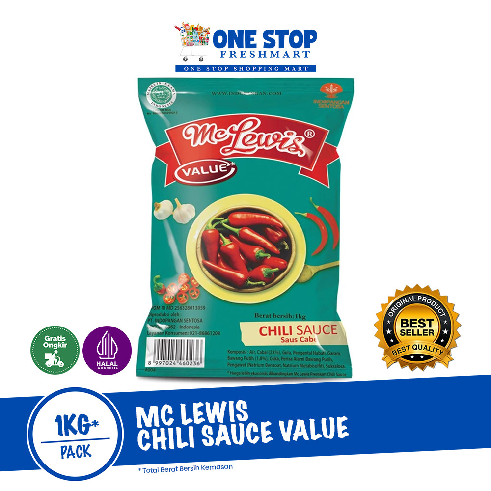 

MC LEWIS CHILI SAUCE VALUE 1KG