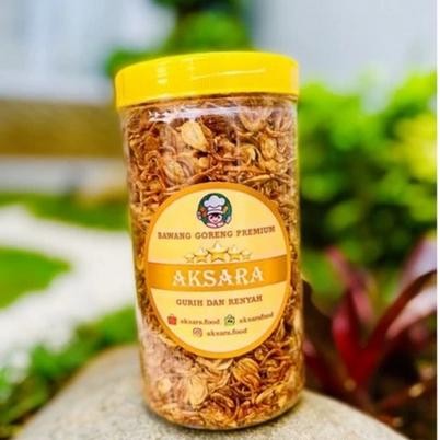 

Bawang Goreng Asli Premium AKSARA A++ | Murni Tanpa Tepung, Original Gurih dan Renyah - Murni, Kecil