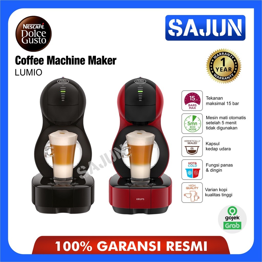Nescafe Dolce Gusto Lumio Coffee Machine Maker Mesin Kopi