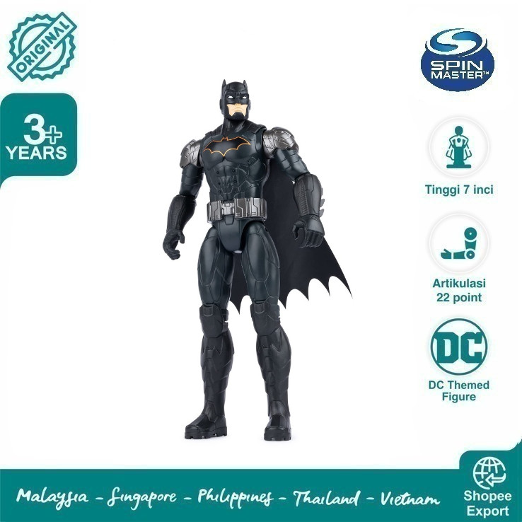 Action Figure Spin Master DC Batman Black Dark Grey