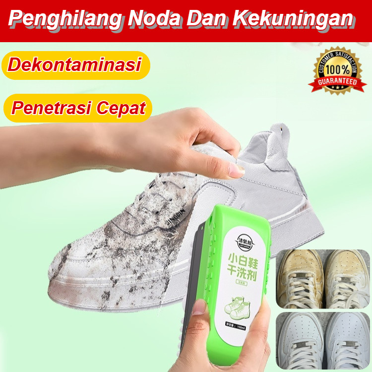 ⭐COD/GRATIS ONGKIR⭐Penghilang Noda Sepatu/Pembersih Sepatu Putih/White Shoes Cleaner/Sikat Pembersih