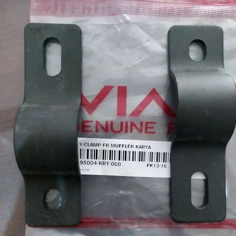 VIAR- Klem Platd leher knalpot viar roda 3 150 200 300cc lama / baru gantungan leher knalpot Viar ro