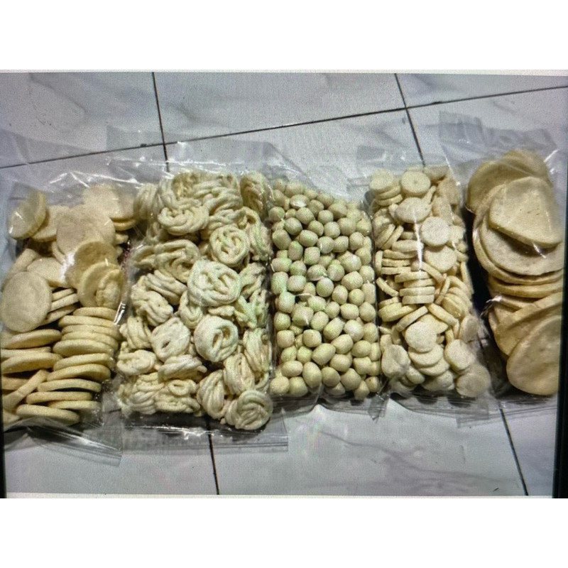 

PAKET CAMPUR 5 BUNGKUS ADA GETAS SUPER