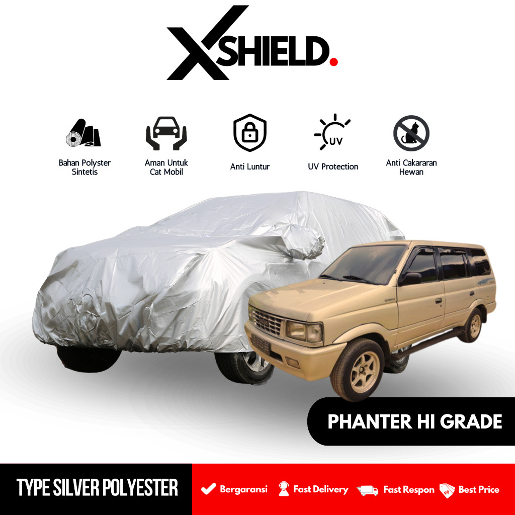 [PREMIUM ORIGINAL] Body Cover Mobil PANTHER HI GRADE Tipe Polyester Sarung Mobil PANTHER HI GRADE Te