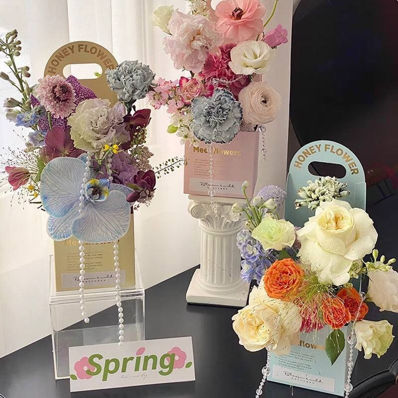 

1Pcs Box Tenteng Edisi Mother's Day/ Flower box / Kotak Buket Tenteng