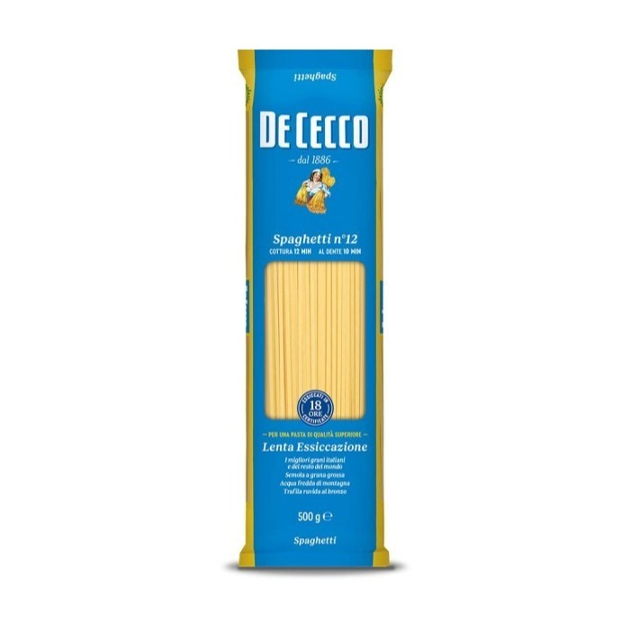 

Spaghetti No. 12 De Cecco - 500 Gram
