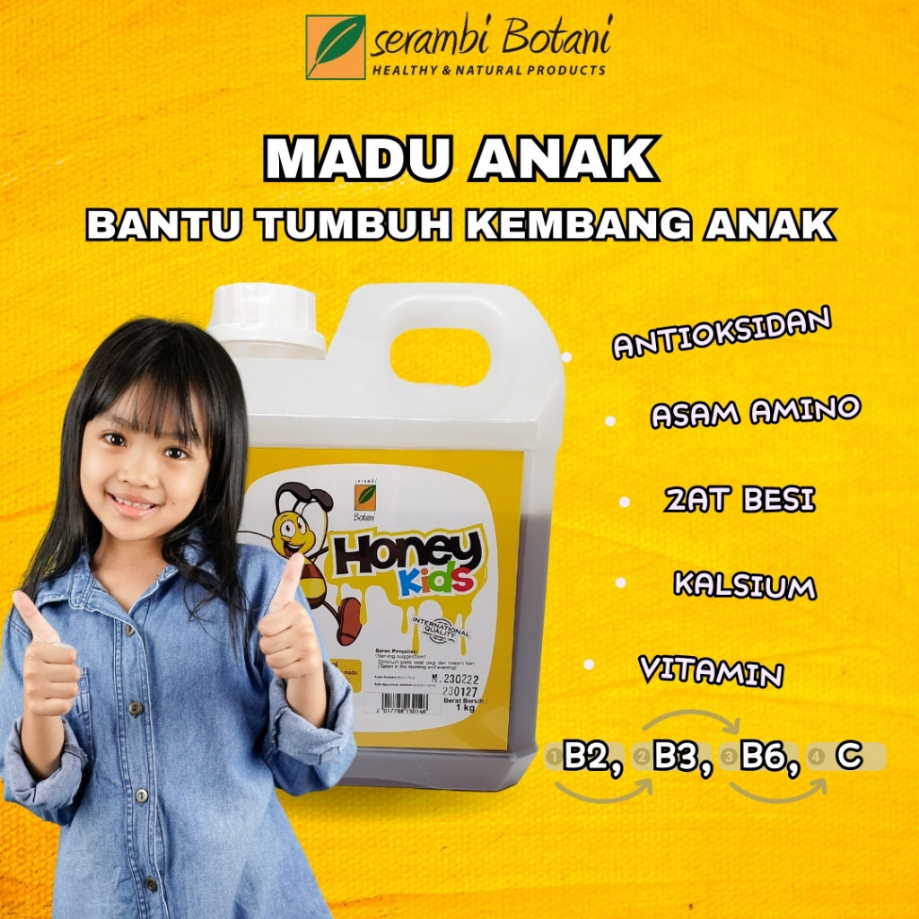 

NEW Madu Anak Dan Daya Tahan Tubuh Batuk Pilek Asli Murni Serambi Botani PREMIUM