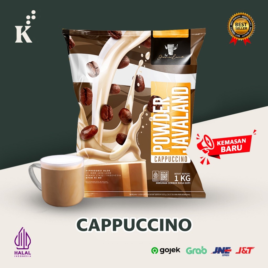 

NEW Powder Cappucino Bubuk Minuman Bubble Drink Javaland 1 kg PREMIUM