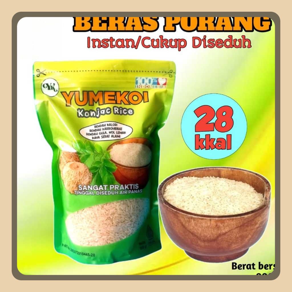 

Beras Porang YUMEKOI Konjac Rice