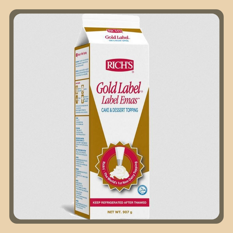 

Rich Gold label Whipping Cream