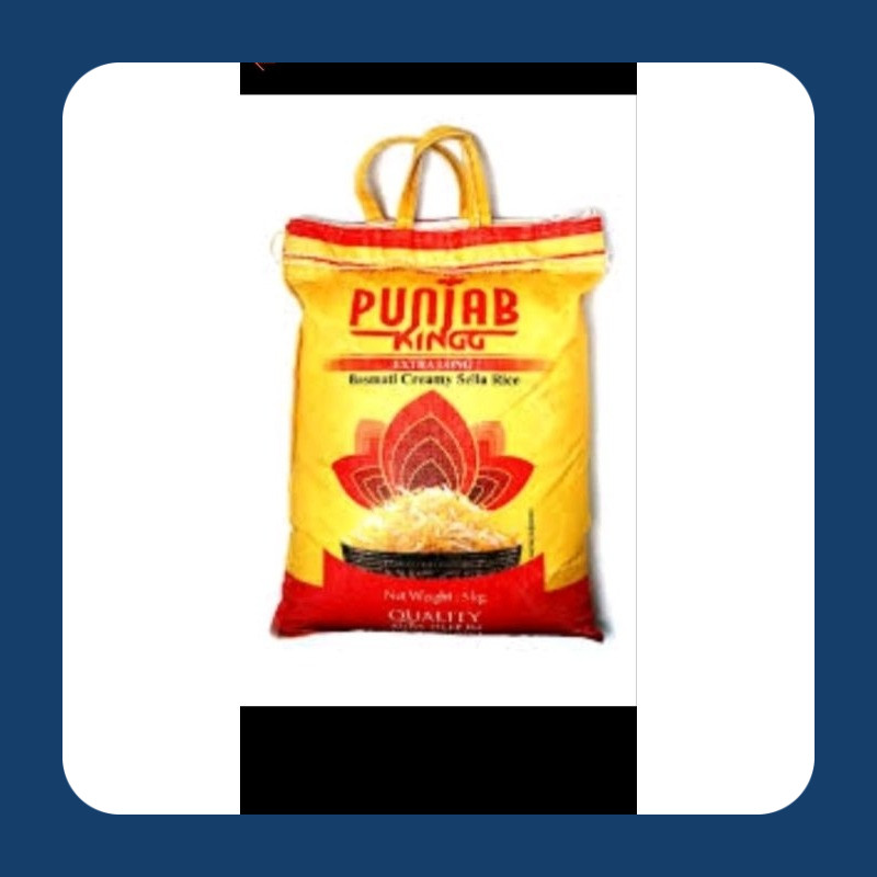 

Beras Basmati cap merek Punjab King 5 kg kemasan tas