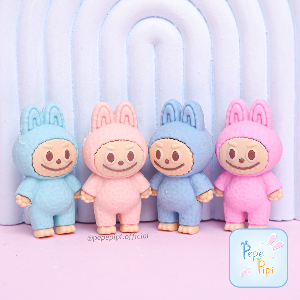 

Penghapus 3D Miniatur Labubu Satuan ER-1693 Eraser Unik Hapusan Setip Hapusan Pensil Stip