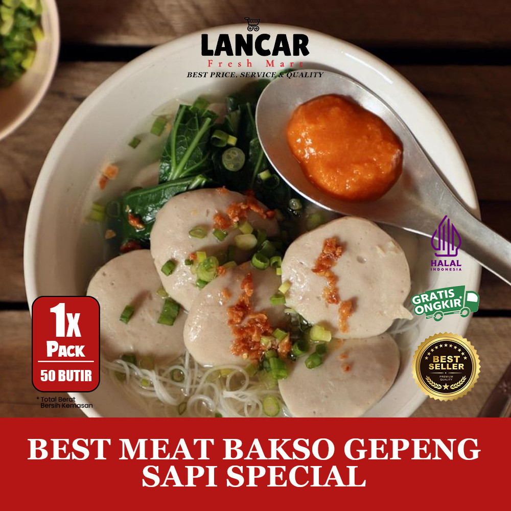Pretty_Ballerinas Best Meat Bakso Gepeng Sapi Special Isi 50