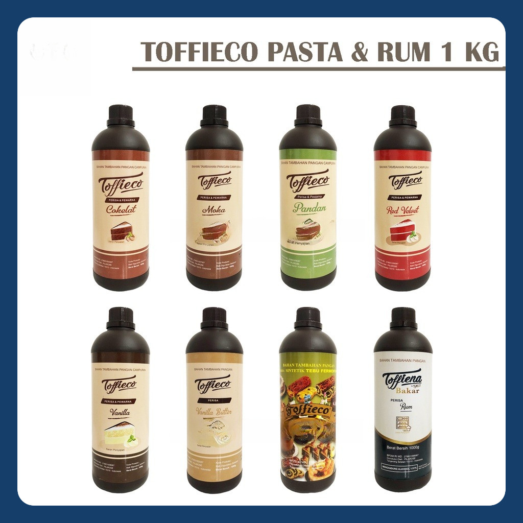 

PASTA & RUM TOFFIECO TOFFIENA 1000 GR / PERISA PERASA RHUM COKLAT PANDAN MOKA VANILA BUTTER RED VELVET ZERO BAKAR TOFIECO TOFICO TOFIKO TOFFIENA 1000 ML 1000GR 1000ML 1KG 1L 1 KG 1 L