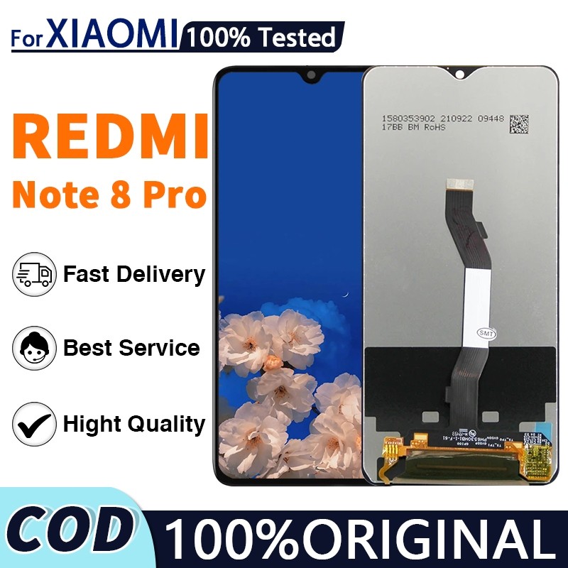 LCD  REDMI Note 8 pro  ORIGINAL 100% FULLSET TOUCHSCREEN /HD ORIGINAL FULL SET