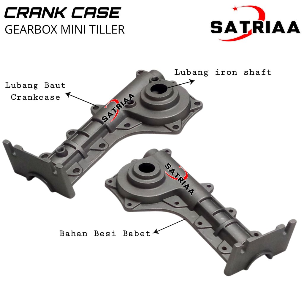 CRANK CASE GEAR BOX  MINI TILLER Alat Penggembur Tanah Mesin Potong Rumput ONLY 1 SET