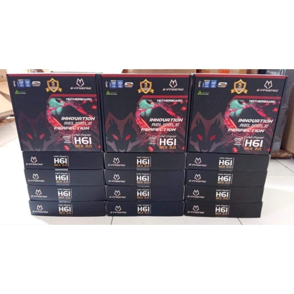 MOTHERBOARD EFFOXPRO H61 SOCKET 1155