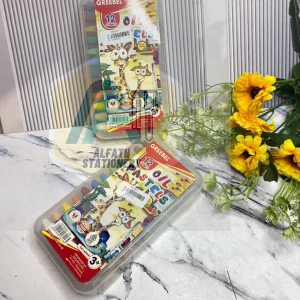 

GREEBEL Crayon Krayon Kids 12 Warna / Kids Oil Pastel 12C Warna / Crayon Greebel Original