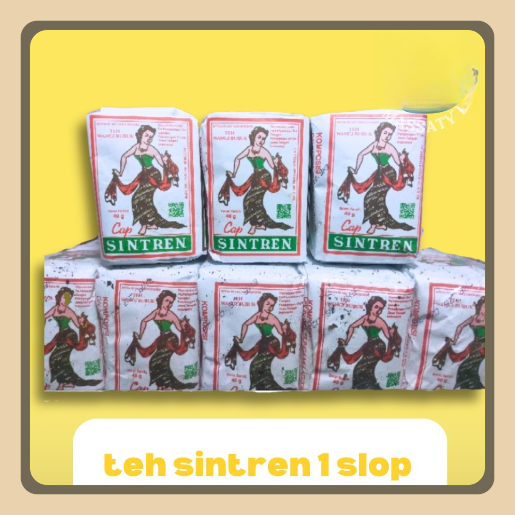 

Teh Cap Sintren 1 Slop = 10 Biji 40 Gram Wangi Es Teh Jumbo