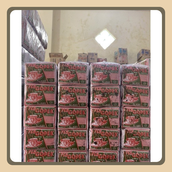 

Teh Gopek 1 pak/Pres isi 10 pcs (40gr) teh khas solo asli