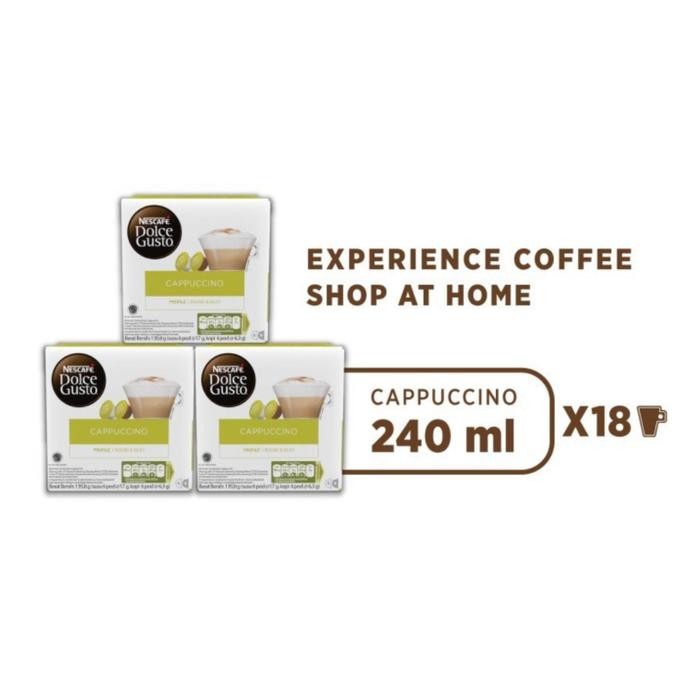 

[[PROMO]] PROMO Nescafe Dolce Gusto Capsule 3 Box Original - Cappuccino