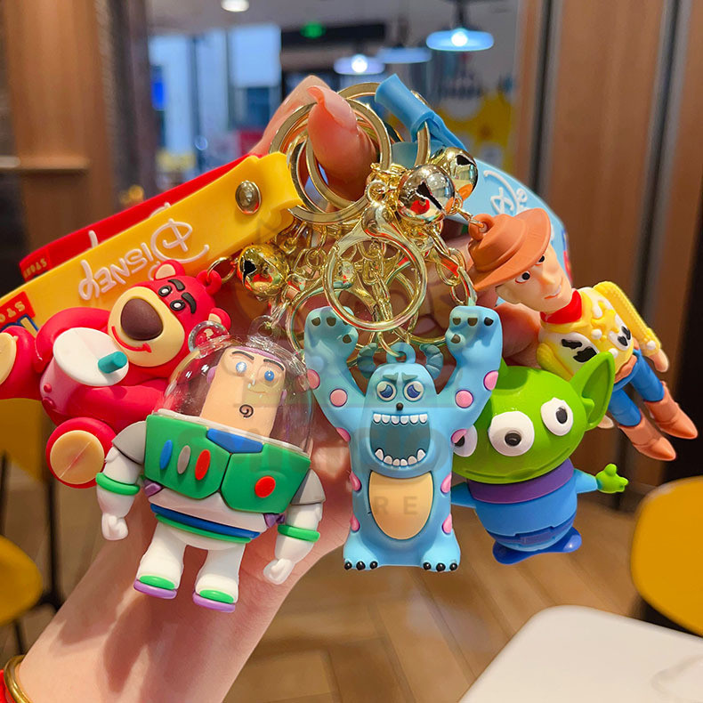 Gantungan Kunci Toy Story Silikon High Quality / Ganci Toy Story / Ganci Liontin Toy Story / Gantung