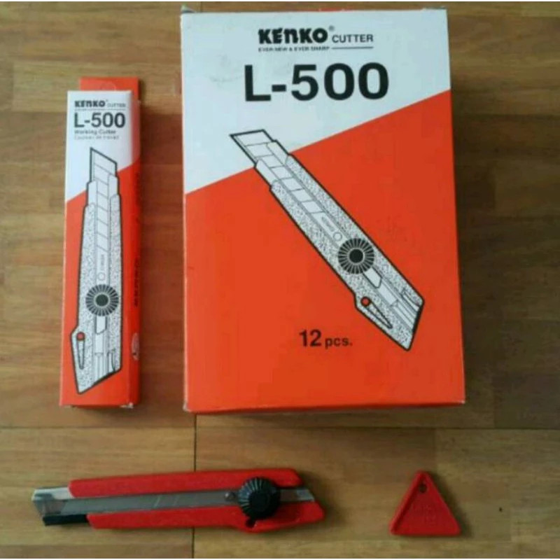 

PISAU CUTTER BESAR KENKO L-500 BESAR BOX (isi 12 PCS)
