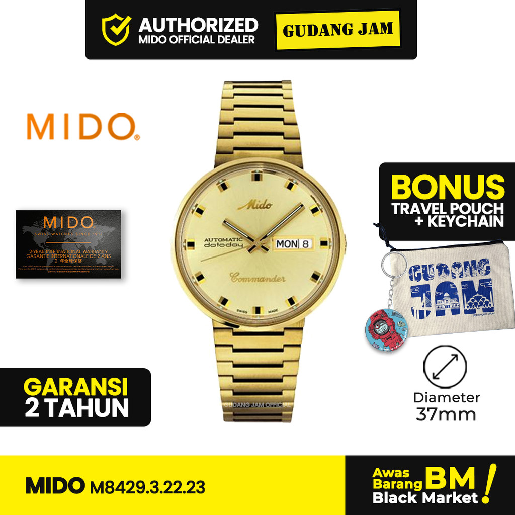 Jam Tangan Pria Mido Comander M8429.3.22.23