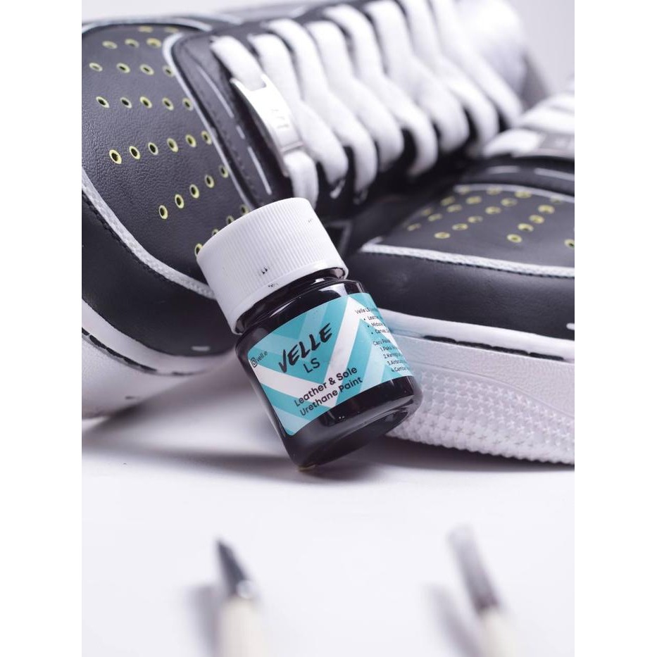 Best Seller Velle LS - Cat Sepatu Kulit dan Sol, Leather Paint, Permanen, Anti Luntur ke Kulit Sinte
