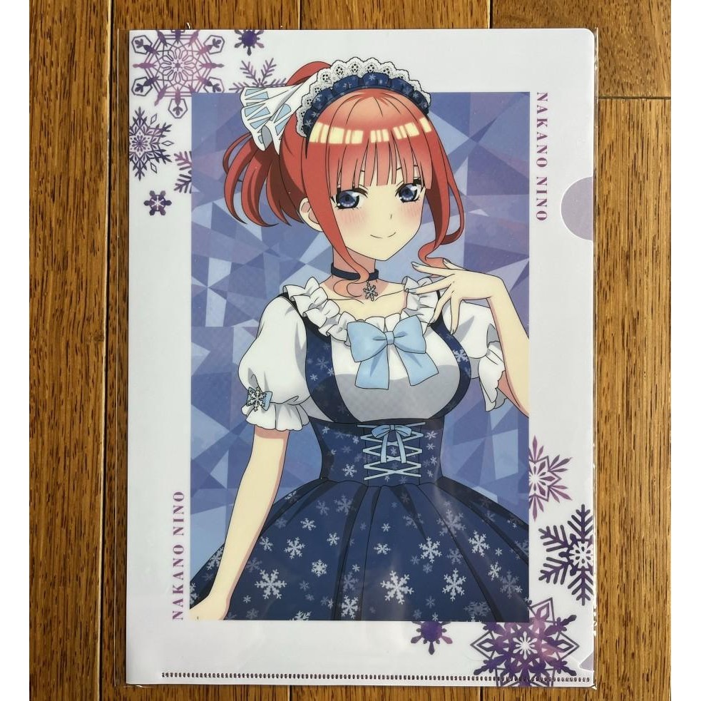 

Gotoubun No Hanayome A4 Clear File Snow Maid Ver. - Nino Nakano