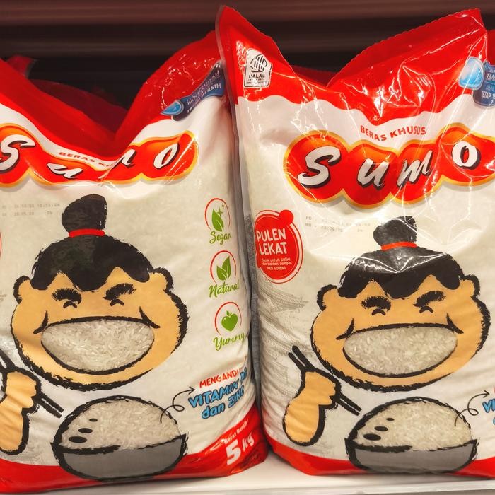 

Sumo Rice Pack merah Pulen Lekat - 3 KG