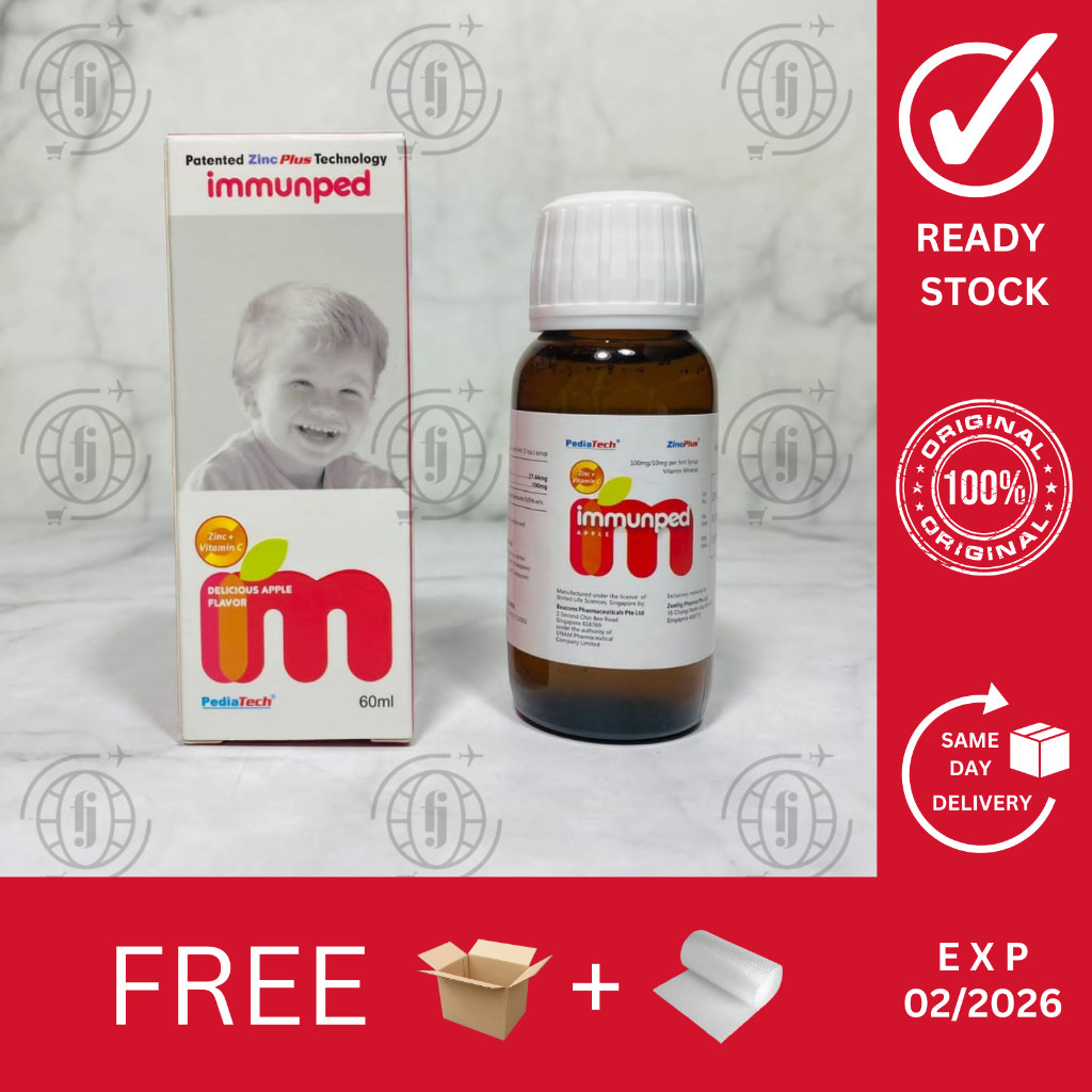 Immunped Singapore Vitamin Anak Vitamin C Zinc Immune TERLARIS