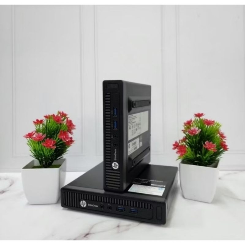 MINI PC HP ELITEDESK  705 G1 AMD A8 7600-R7 RAM 8 GB SSD 256 GB