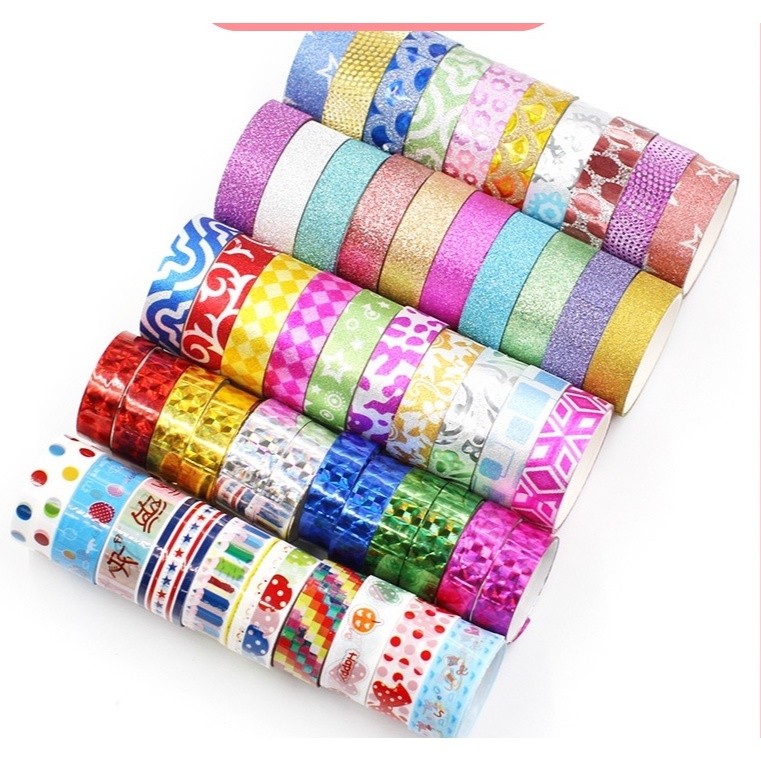 

Isolasi Karakter Gliter/Solatip Motif Lucu 1 Pcs