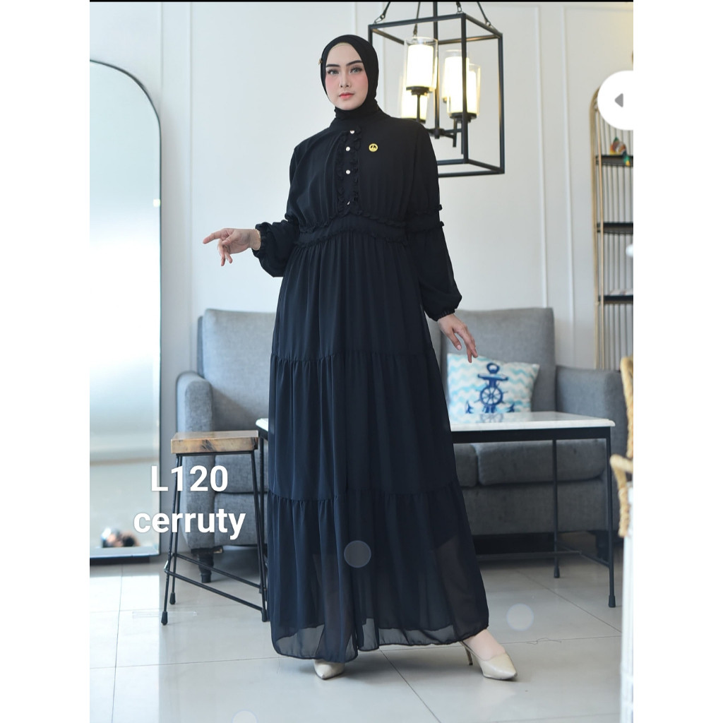 Bestall - Gamis Wanita Shimmer Ceruty Dress Premium Gamis Umpak Gamis Muslim Kekinian Gamis Plisket 