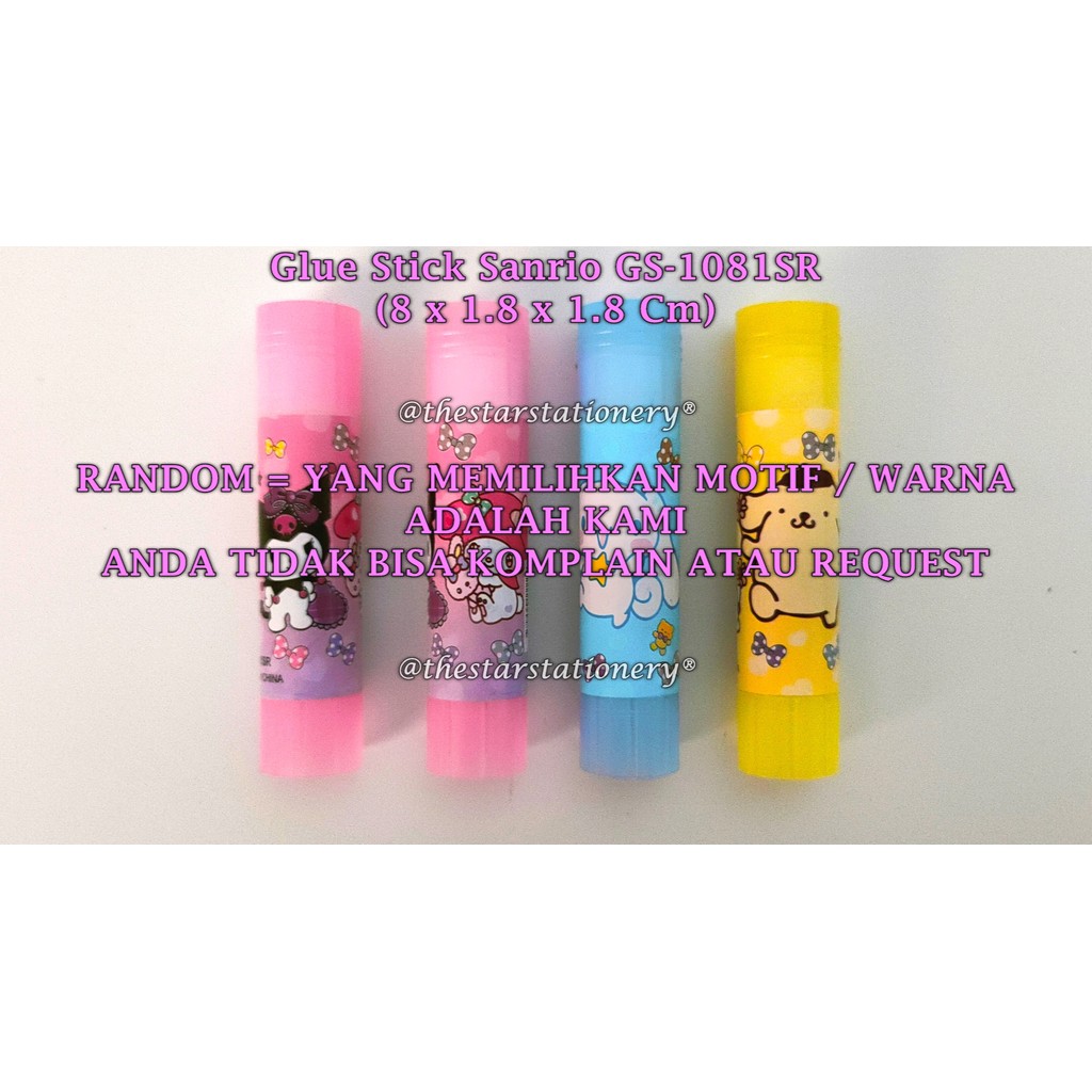 

(1 Biji) GROSIR Glue Stick San Rio GS-1081SR 10g / Glue Stick GXIMP GS-1081SR (1 Biji)