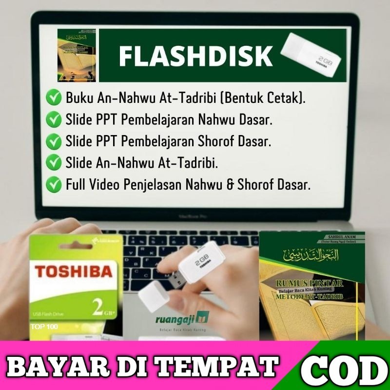 ORI Flashdisk dan kitab Rumus Pintar Baca kitab Kuning Nahwu At tadribi (Metode At tadrib)