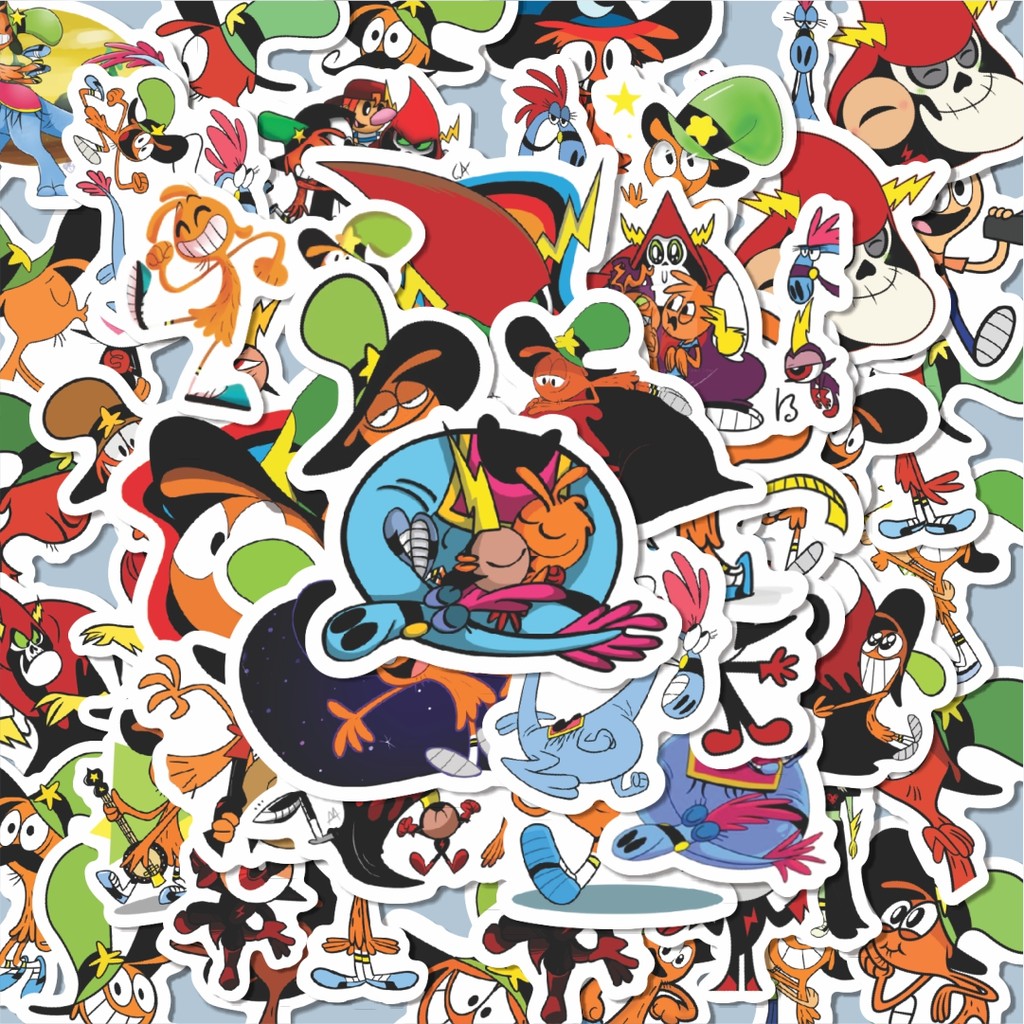 

100PCS Lucu Sticker Kartun Wander Over Yonder Stiker Aesthetic Stiker Anti Air Stikers Berperekat Waterproof sticker decal buat Motor Helm Buku Journal Koper Casing HP Laptop Botol Minum Hadiah anak
