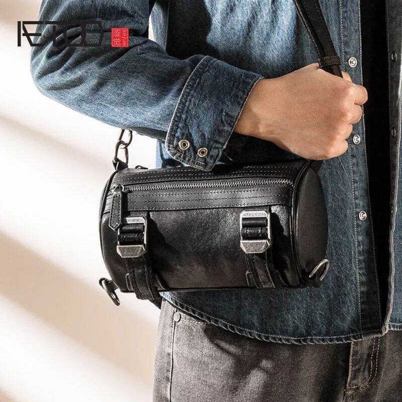 Promo Tas kulit aslii model tabung Luckystore