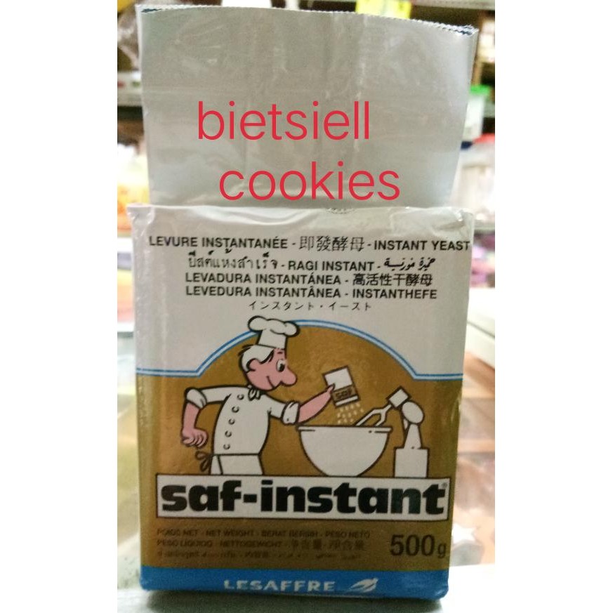 

saf instant 500gr (dry yeast/ragi instant)