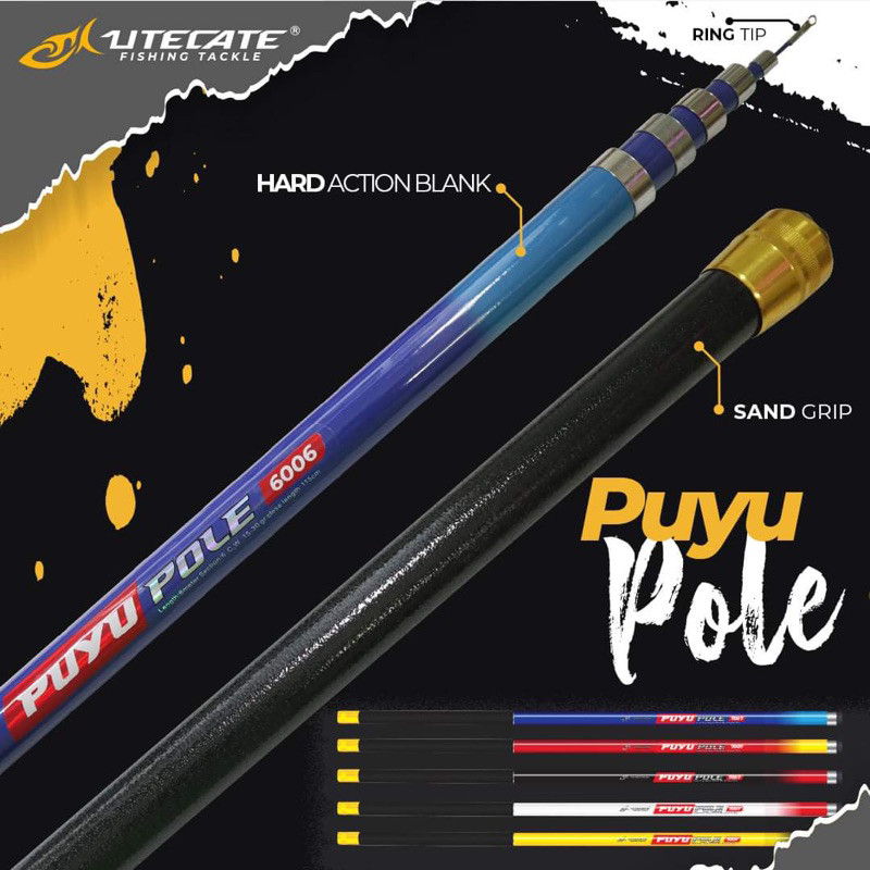 Joran Tegek Utecate Puyu Pole 600 ~ 800  ~ 1000 Hard Action CO