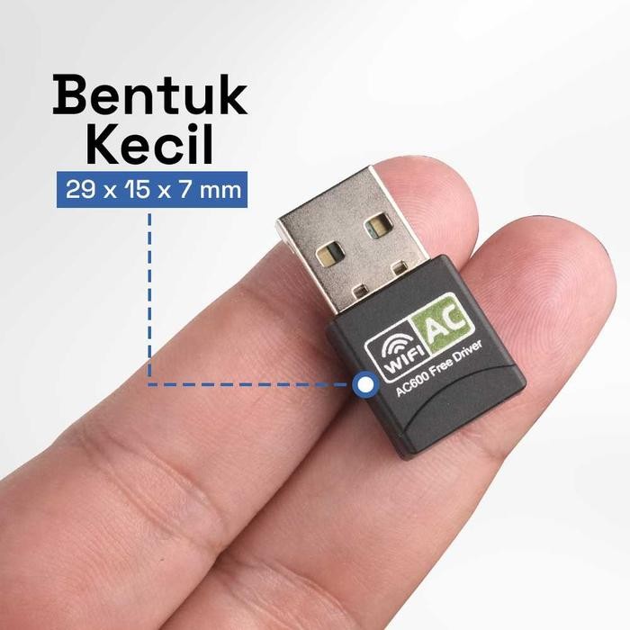 EASYIDEA WL4 USB Wifi Adapter Wireless N Wifi Adapter PC Wifi Adapter 5Ghz 600Mbps - USB WiFi Dongle