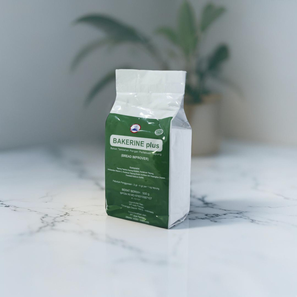 

BAKERIN PLUS KEMASAN 500GR - BREAD IMPROVER / PELEMBUT KUE