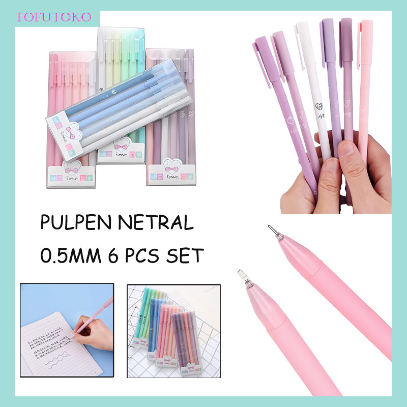 

Pulpen Gel Set Pena Pen Lucu 0.5mm / Alat Tulis Siswa Pena Ujian Set / Pulpen Netral 0.5MM