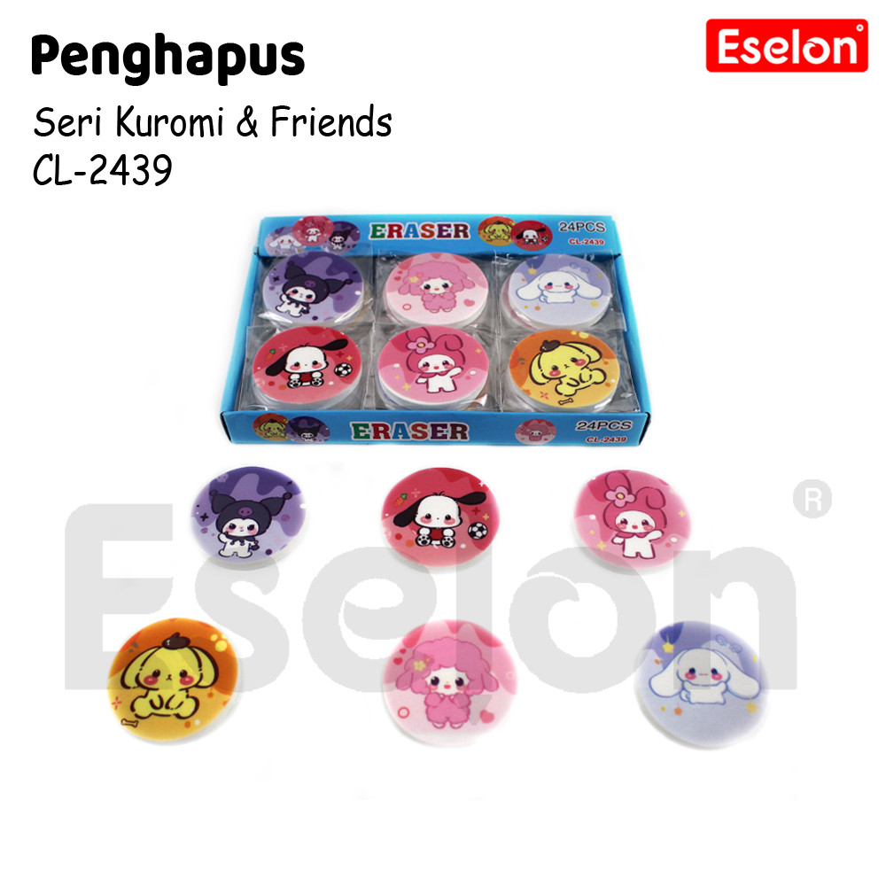 

24pcs Penghapus Cute E-2439 / 1 pak Penghapus Karakter Cute Doll